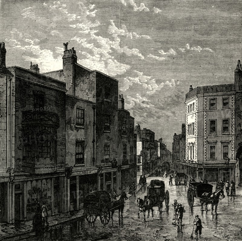 'Kensington High Street, in 1860'