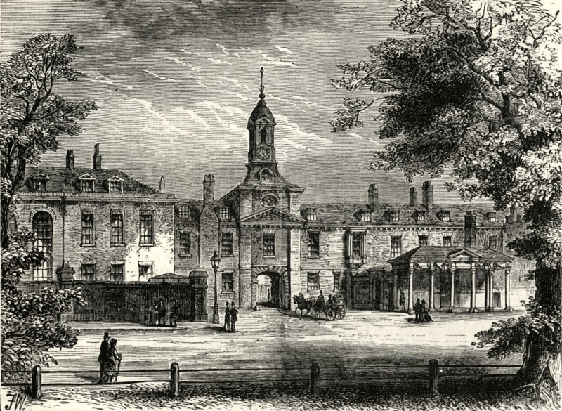 'West Front of Kensington Palace', c1876