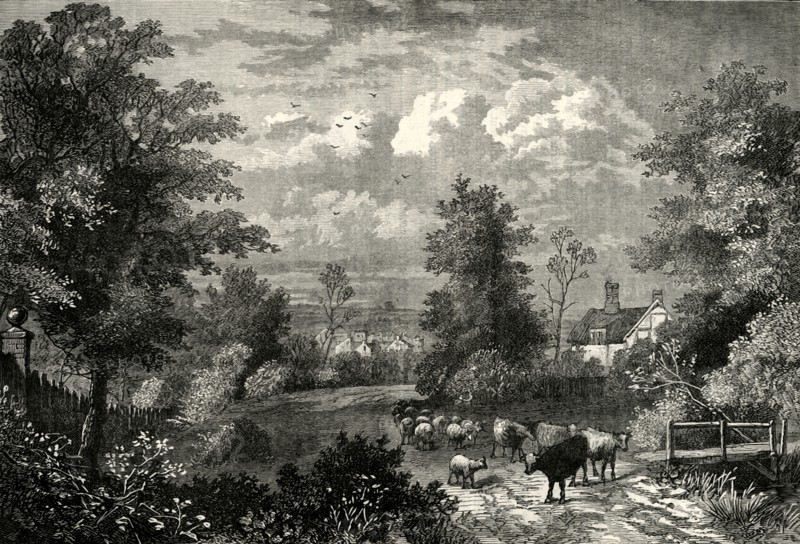 'Notting Hill in 1750', (c1876)