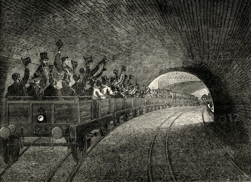 'Trial Trip on the Underground Railway, 1863'