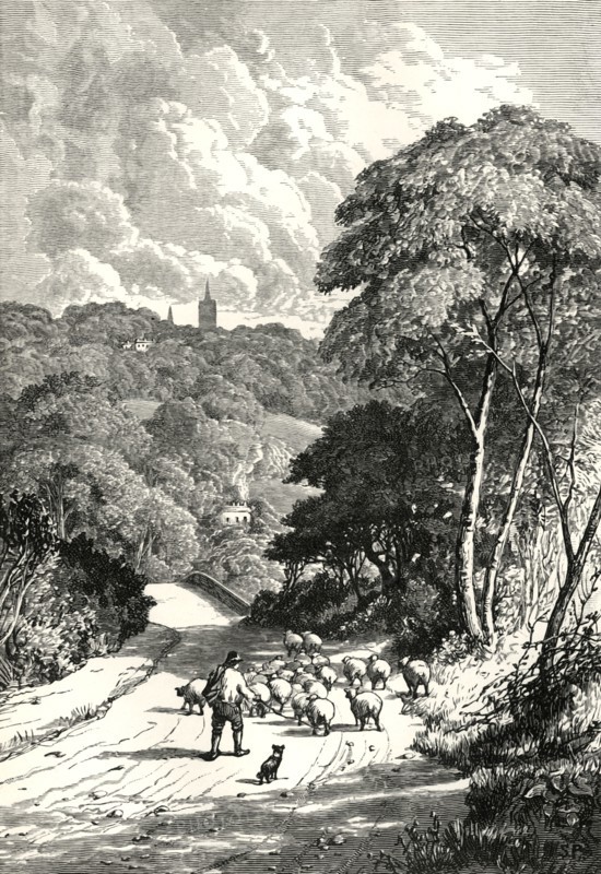 'Hampstead, from the Kilburn Road'