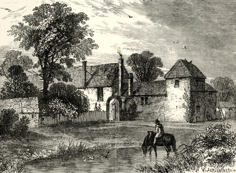 'Old Chalk Farm in 1730', (c1876)