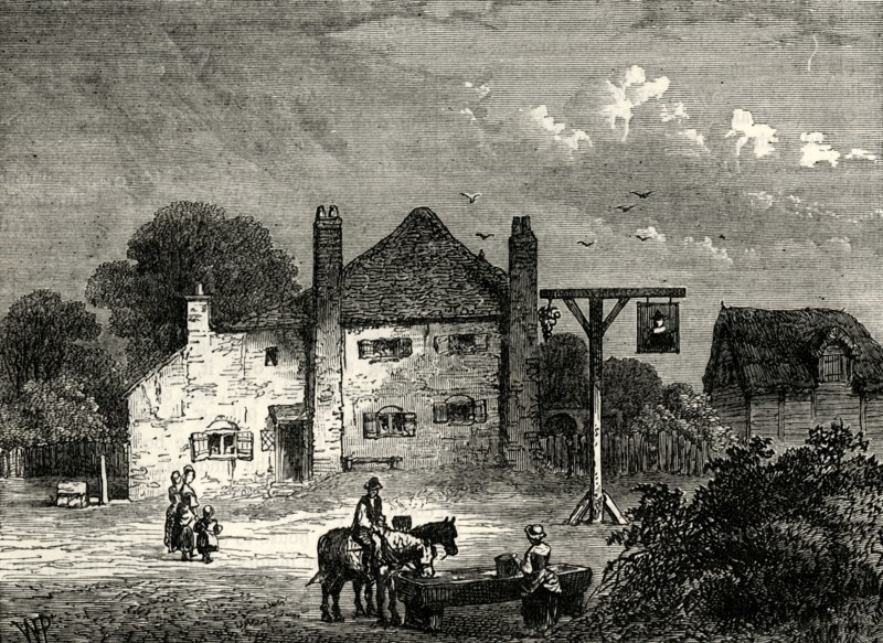 'The Old "Mother Red Cap", in 1746'