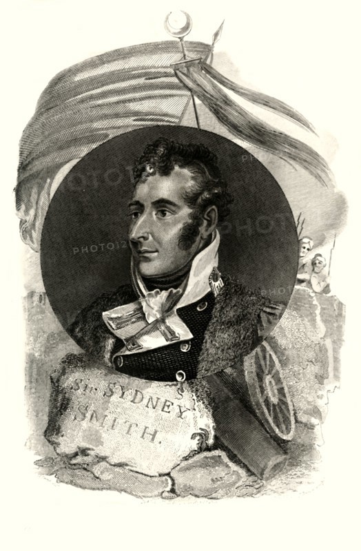 'Sir Sidney Smith, who with 300 British Sailors