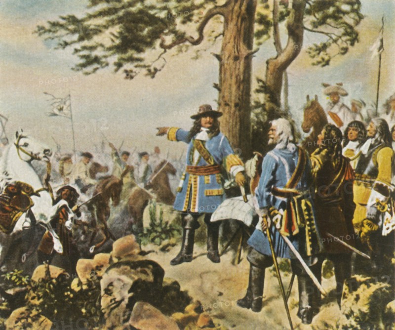 The Great Elector's commanders before the Battle of Fehrbellin, 28 June 1675