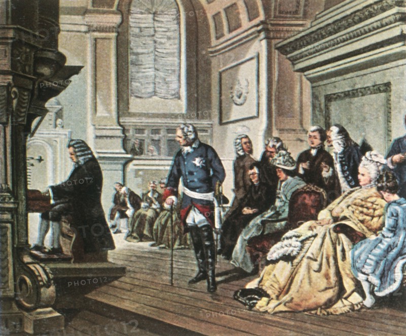Bach visits Frederick the Great,1747