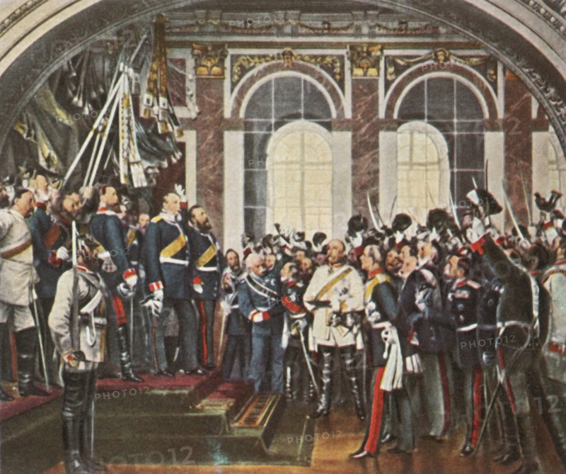 The Proclamation of the German Empire at Versailles, 18 January 1871