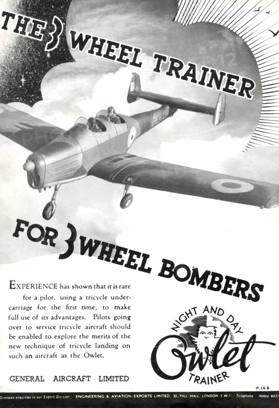 'The 3 Wheel Trainer For 3 Wheel Bombers',1941