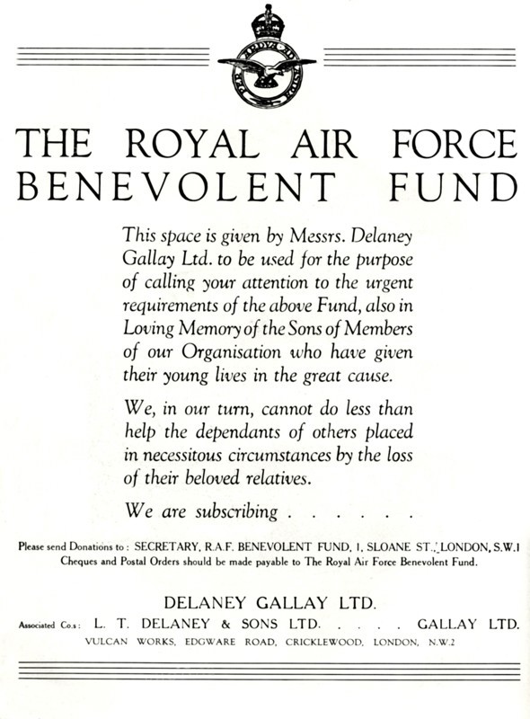 'The Royal Air Force Benevolent Fund',1941