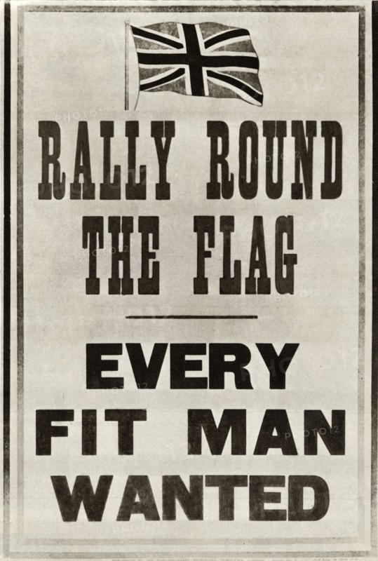 'Rally Round the Flag: Every Fit Man Wanted',1914