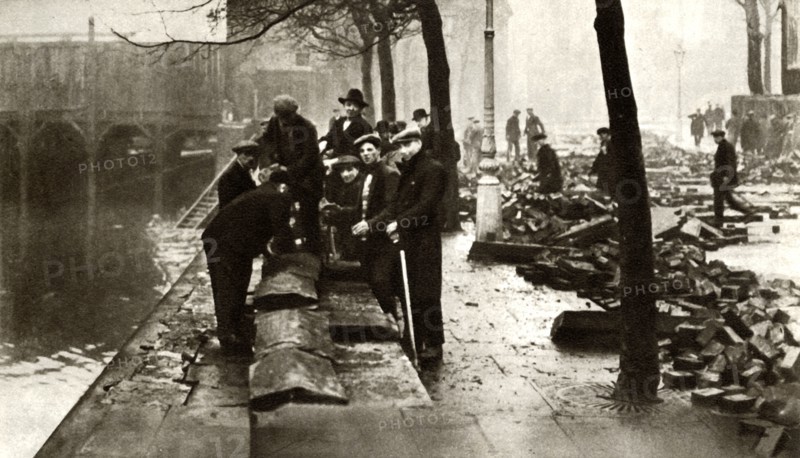 Flooding in London,1928