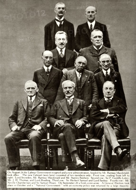 The cabinet of Ramsay MacDonald,1931