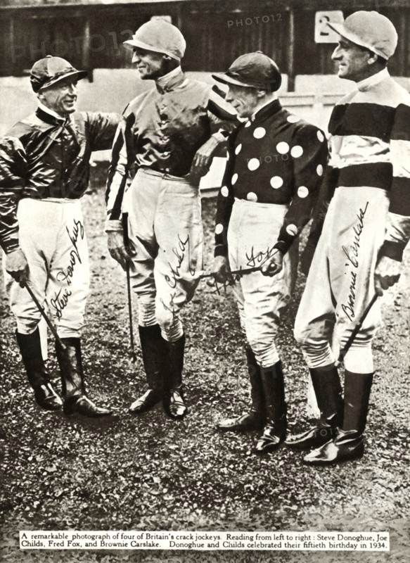 British jockeys,1934