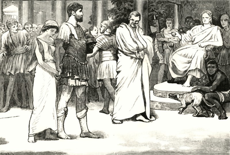 'Virginia in the Forum',1890
