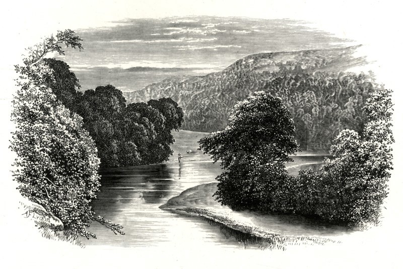 'On the Wharfe', c1890