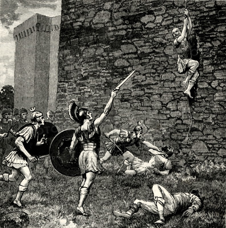 'Escape of Marius the Younger at Praeneste',1890