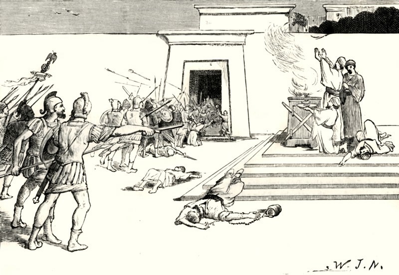 'Pompey in the Temple of Jerusalem', 1890.   Creator: Unknown.
