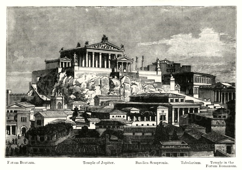 'The Capitol, from Mount Palatine (restoration)'