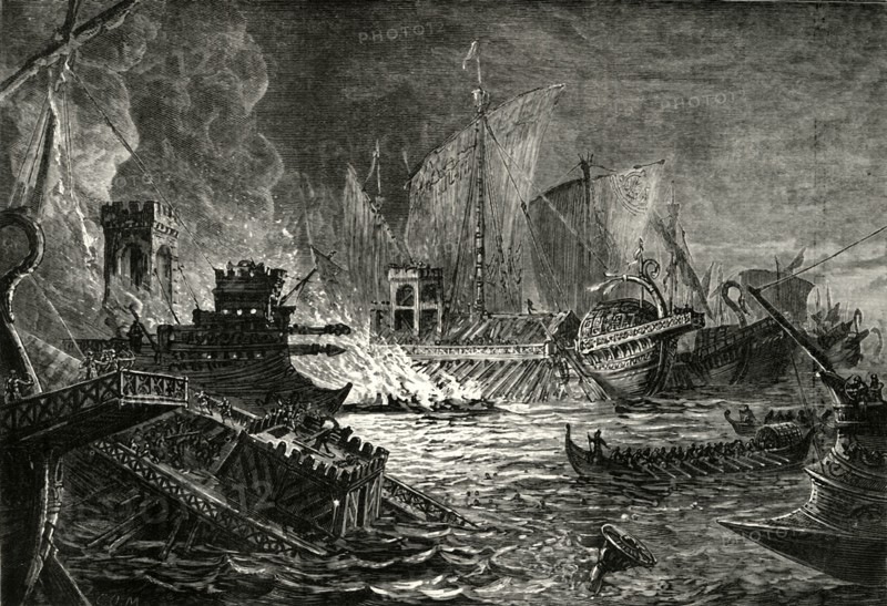 'The Battle of Actium',1890