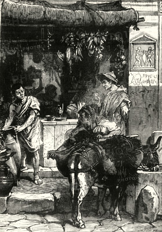 'Street Scene in Pompeii', 1890.   Creator: Unknown.