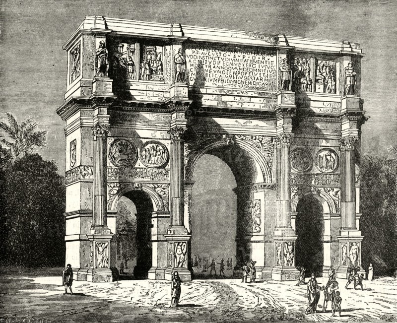'Arch of Constantine',1890