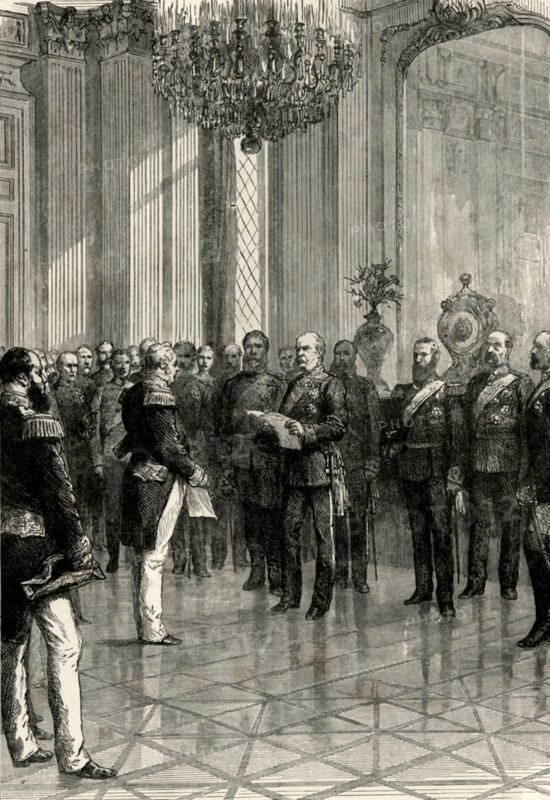 'Versailles, 1871: Proclaiming King William Emperor of Germany'
