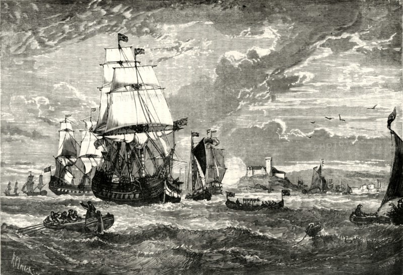 'The First Fleet of the East India Company Leaving Woolwich, 1601'