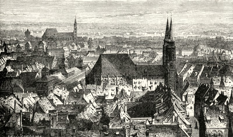 'Nuremberg from the Walls',1890