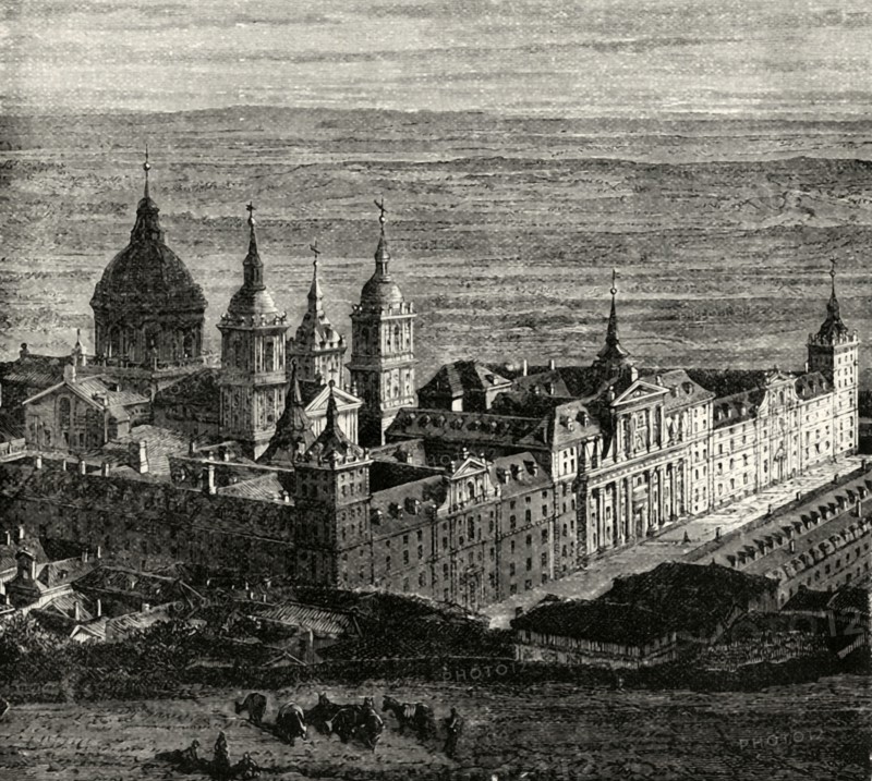'The Escurial, near Madrid'