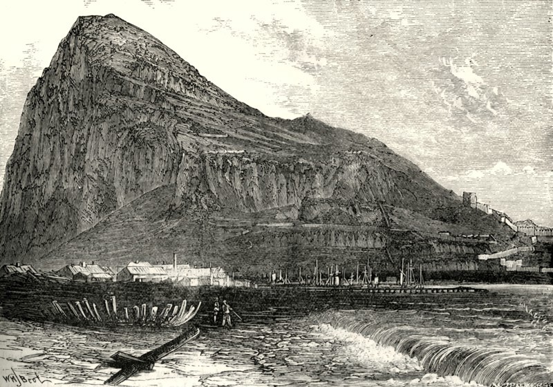 'The Rock of Gibraltar',1890