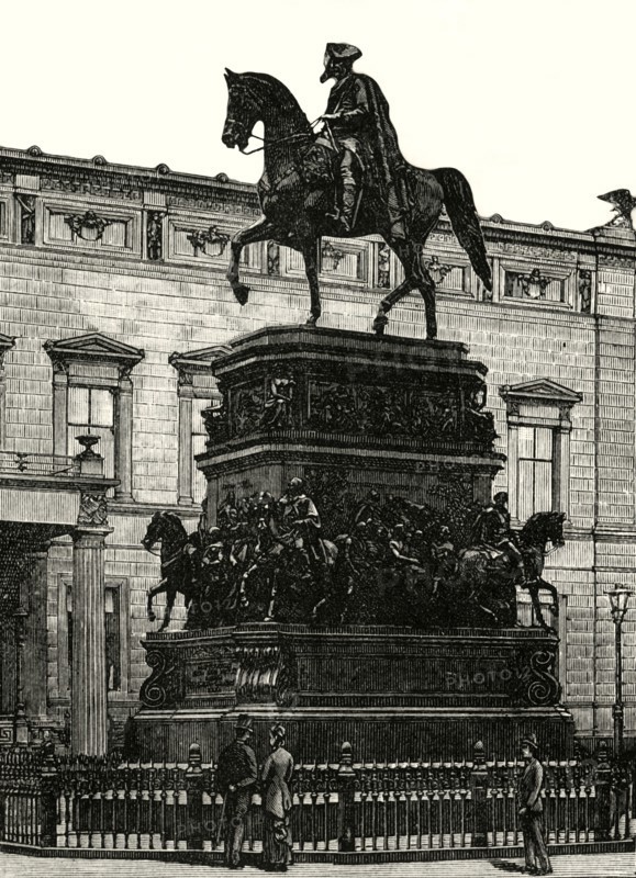 'Rauch's Statue of Frederick the Great, Berlin'