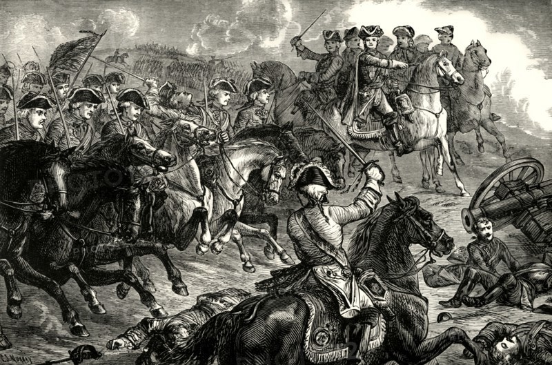 'George II, at the Battle of Dettingen'