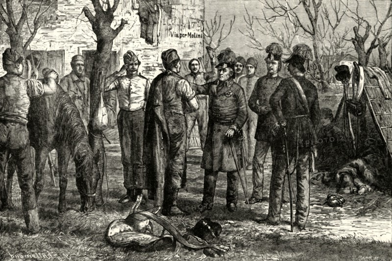 'Radetsky After the Victory at Novara (1849)',1890
