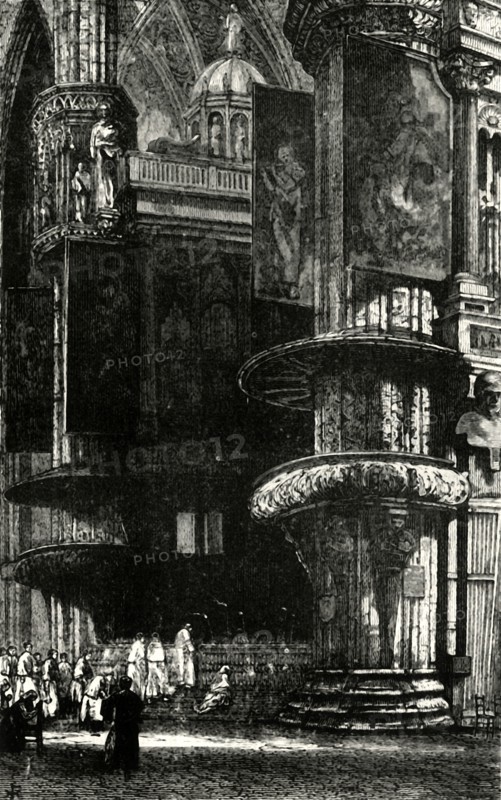 'Interior of Milan Cathedral',1890