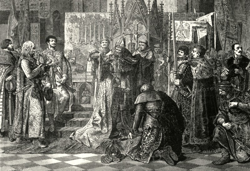 'Coronation at Cracow of Louis I of Hungary as King of Poland',-1370