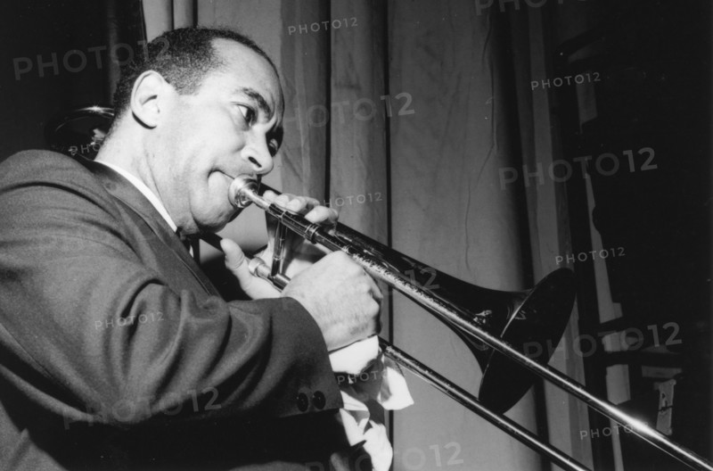 Lawrence Brown, American jazz trombonist, 1962. Creator: Brian Foskett.