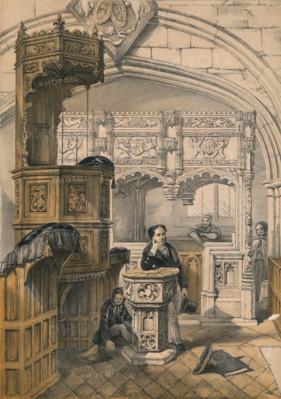 'Boxgrove Church, Sussex', 19th century. Creator: Unknown.