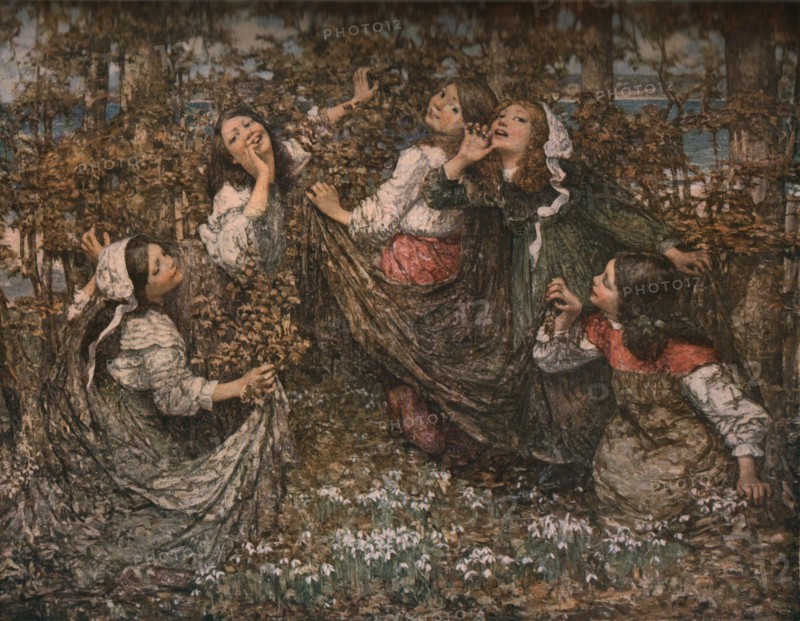 'The Earth's Awakening', 1909, (c1930).  Creator: Edward Atkinson Hornel.