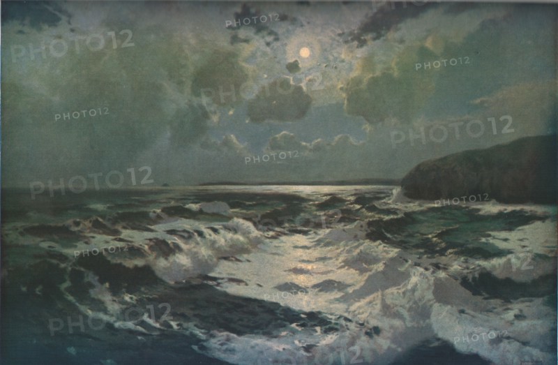 'The Reef, St Ives Bay, Cornwall', late 19th-early 20th century, (c1930).  Creator: Julius Olsson.