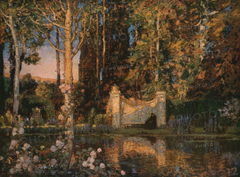 'The Garden of Memories', 1916-1917, (c1930). Creator: Thomas Mostyn.