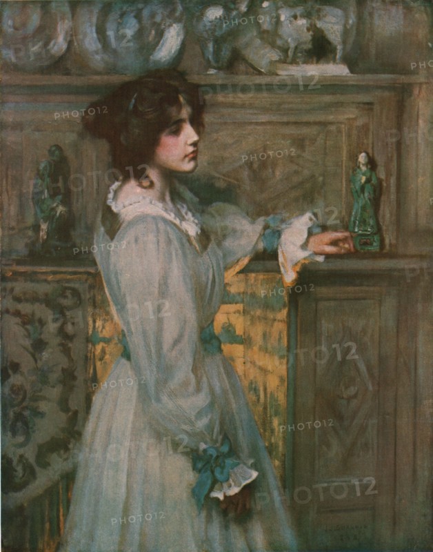 'Reverie', 1898, (c1930).  Creator: James Jebusa Shannon.