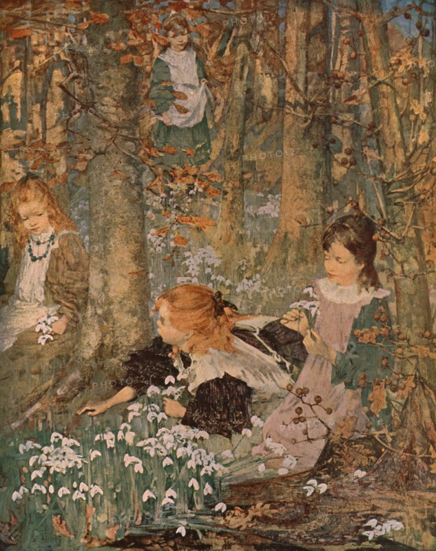 'The Coming of Spring', 1899, (c1930). Creator: Edward Atkinson Hornel.
