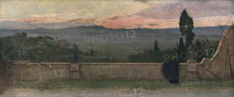'Val D'Arno: Evening', c1901, (c1930).  Creator: Matthew Ridley Corbet.