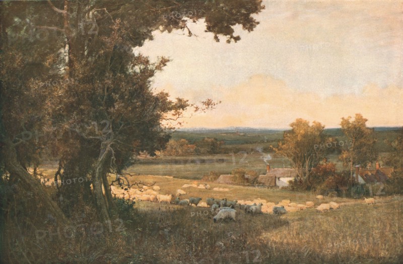 'The Golden Valley', c1893, (c1930).  Creator: Alfred Edward East.