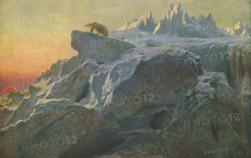 'Beyond Man's Footsteps', c1894, (c1930).  Creator: Briton Riviere.