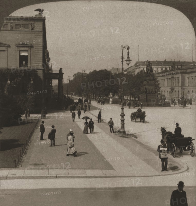 'Unter den Linden, Berlin', 1903.  Creator: Works and Sun Sculpture Studios.