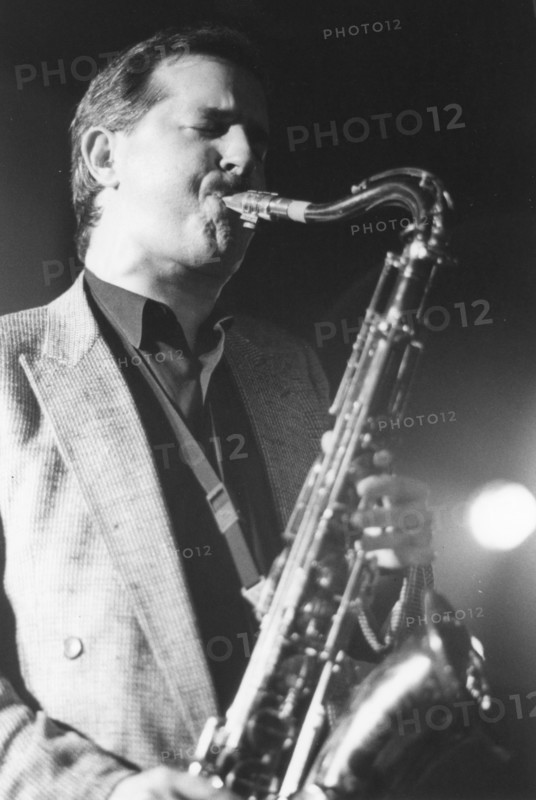 Scott Hamilton, Jazz Caravan, Exchange, Cambridge, 1991. Creator: Brian Foskett.