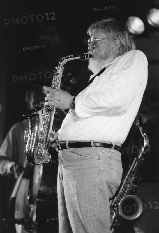 Bud Shank, Peterborough, Cambridgeshire, 1995. Creator: Brian Foskett.