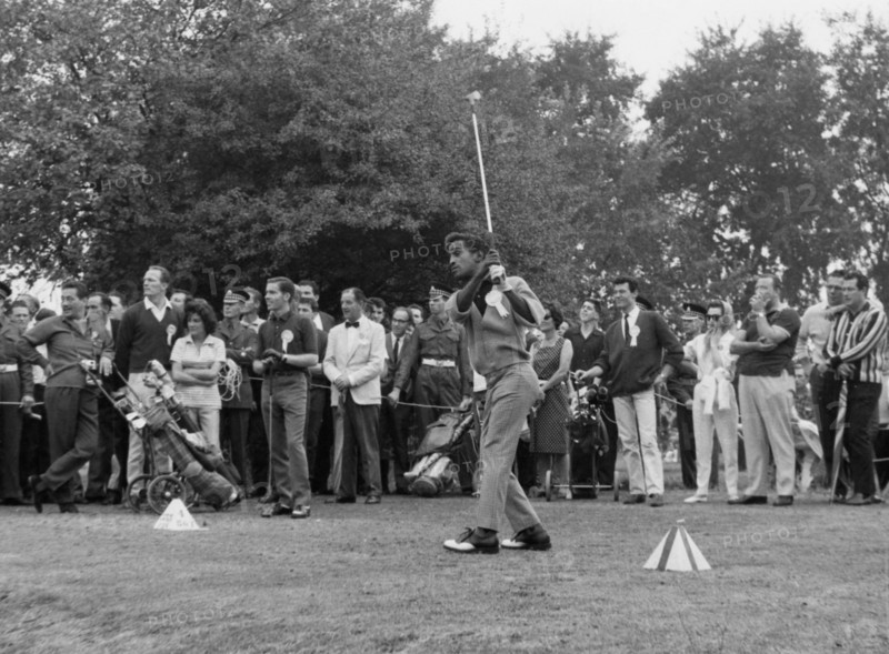 Sammy Davis Jr, Pro-Am Golf, North London, 1962. Creator: Brian Foskett.