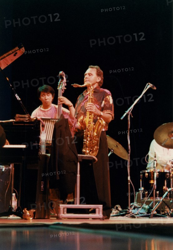 Stan Getz, North Sea Jazz Festival, The Hague, Holland, 1988. Creator: Brian Foskett.